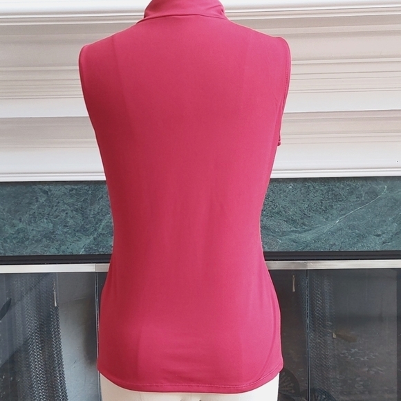 Premise Studio Red Collared Tank Top - Picture 3 of 7